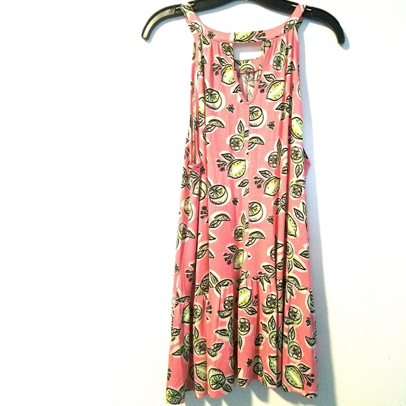 XL Cable & Gauge Lime Print Trapeze Flounce Tank - Picture 2 of 7